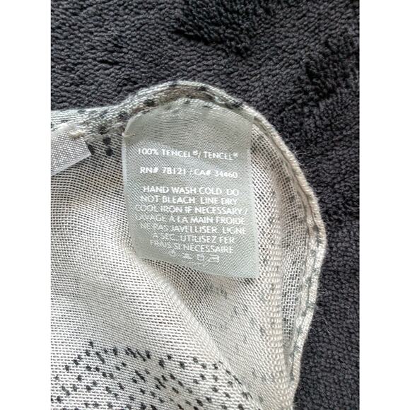 Eileen Fisher Unique Abstract Design Tencel Scarf 72 x 17" - Picture 8 of 8